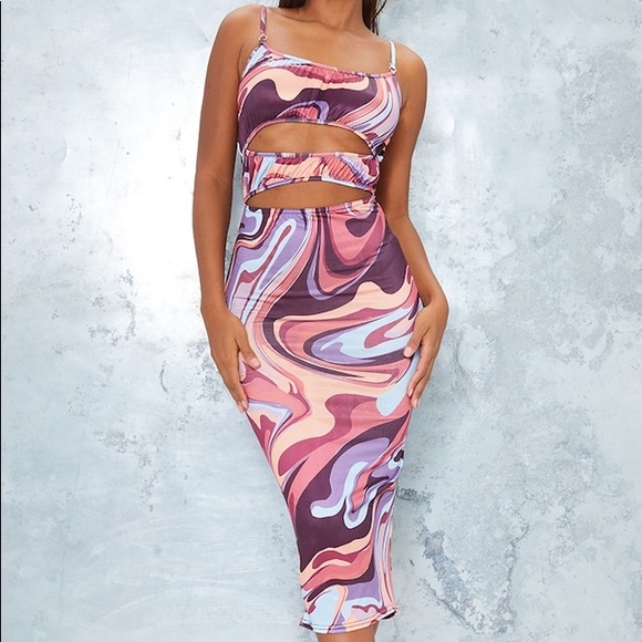 PrettyLittleThing Dresses & Skirts - 3/$20🌟👗 Midi Cutout Dress